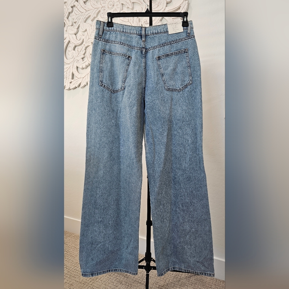 NWOT Westbound High Waist Wide Leg Jeans Cotton Women's Size 14 LONG - Picture 3 of 5